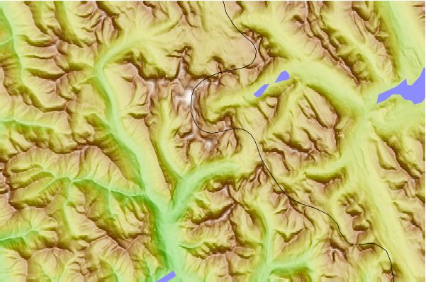 Surf breaks located close to Eon Mountain