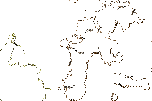 Mountain peaks around Escalante (El Apagado)