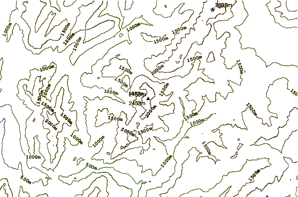 Mountain peaks around Étale (mountain)