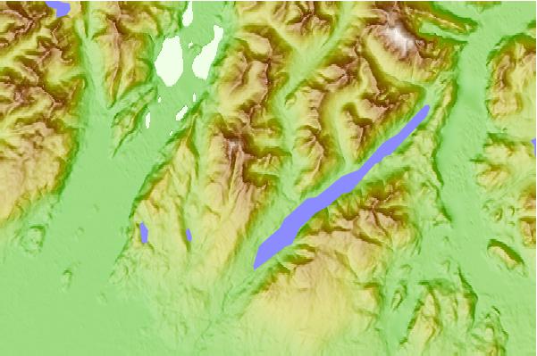 Surf breaks located close to Evans Peak (British Columbia)