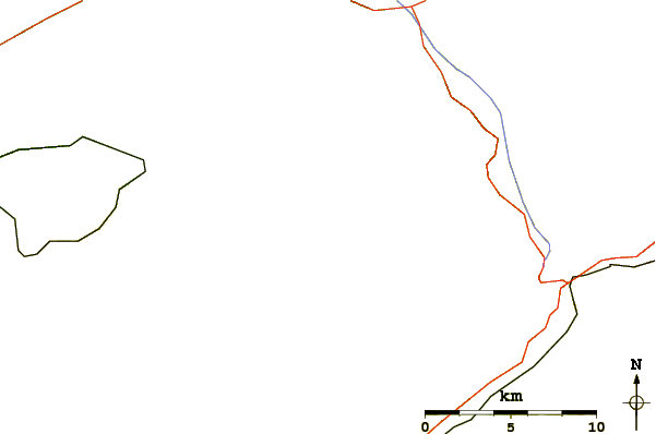 Roads and rivers around Ewigschneehorn