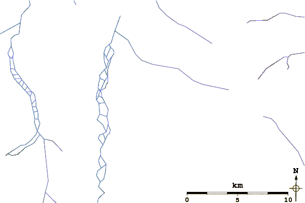 Roads and rivers around Exile Hill
