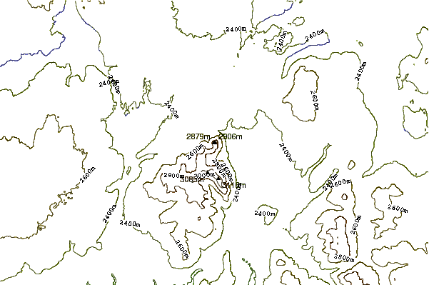 Mountain peaks around Factory Hill