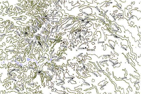 Mountain peaks around Falketind