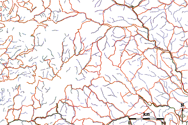 Roads and rivers around Falketind