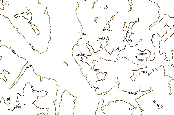 Mountain peaks around Falknis