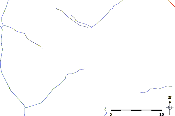 Roads and rivers around Farbus Mountain