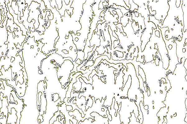 Mountain peaks around Farley Ledges