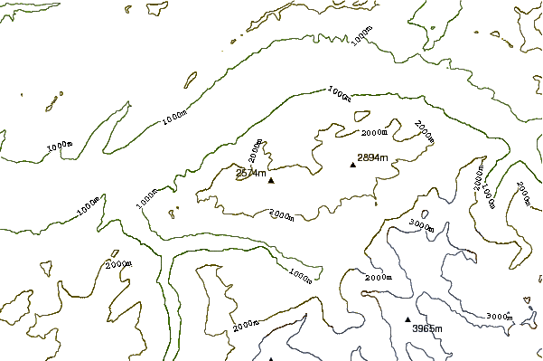 Mountain peaks around Faulhorn