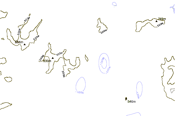 Mountain peaks around Favor Peak