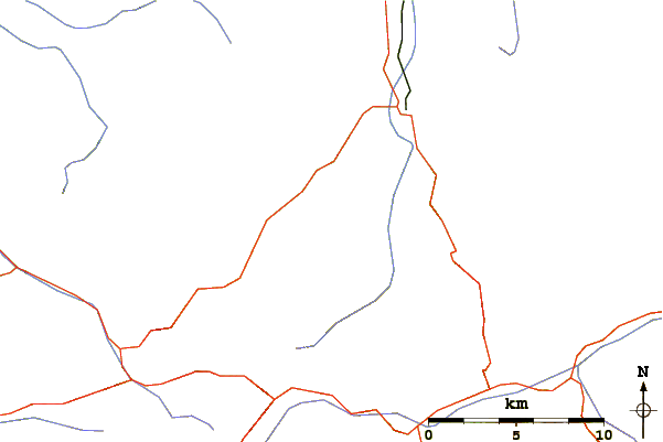 Roads and rivers around Fellhorn