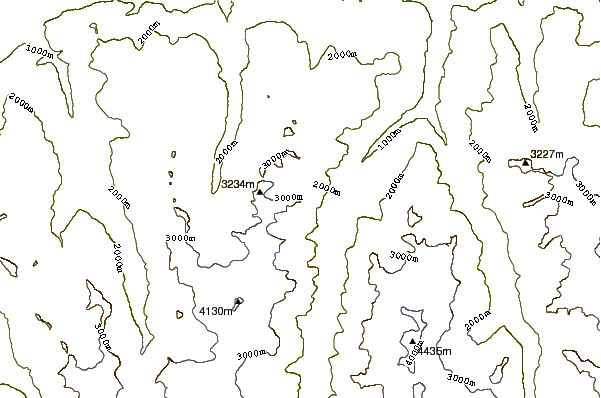 Mountain peaks around Festihorn