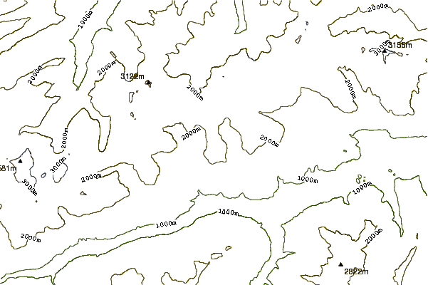 Mountain peaks around Fil da Rueun