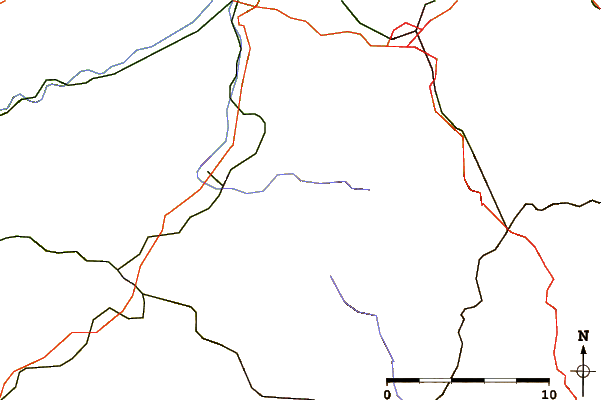 Roads and rivers around Filsenberg