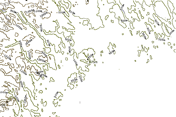 Mountain peaks around Fjellsjøkampen