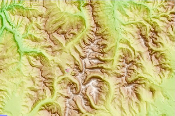 Surf breaks located close to Fletcher Mountain