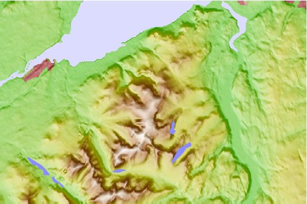 Surf breaks located close to Foel Fras