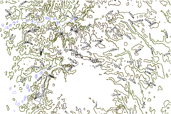 Mountain peaks around Folarskardnuten