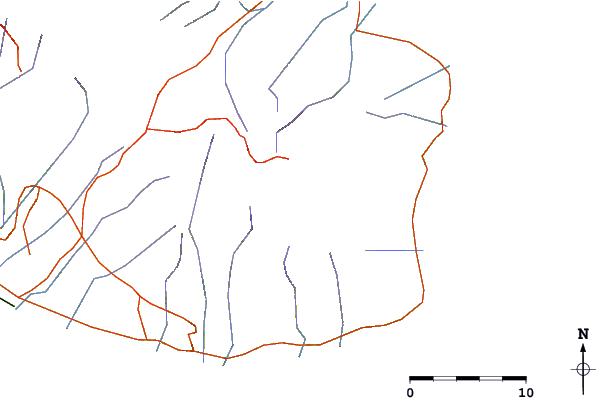 Roads and rivers around Formica Leo