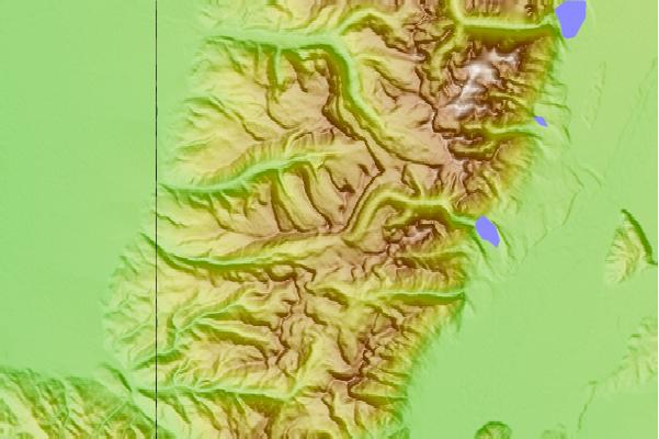 Surf breaks located close to Fossil Mountain (Wyoming)