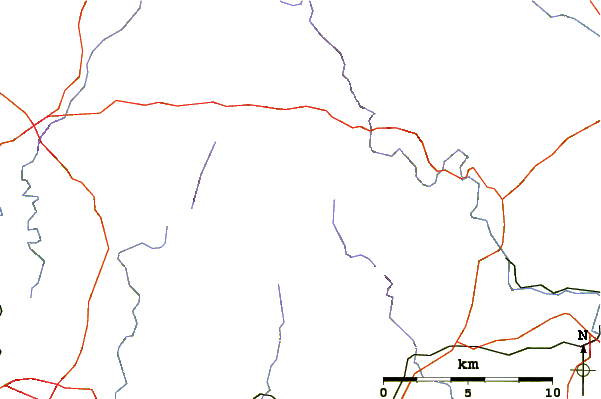 Roads and rivers around Fox Tor