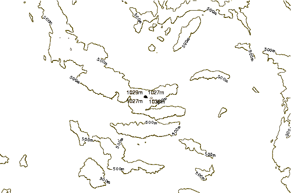 Mountain peaks around Frankland Peak