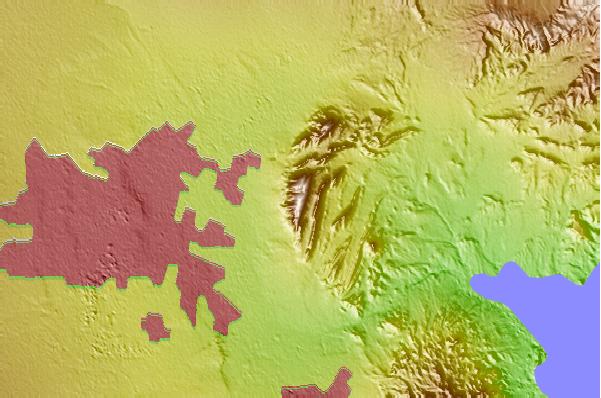 Surf breaks located close to Frenchman Mountain