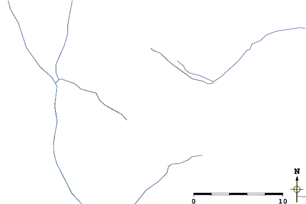 Roads and rivers around Fresnoy Mountain