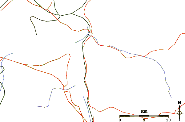 Roads and rivers around Fronalpstock