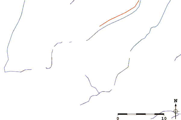 Roads and rivers around Froze-to-Death Mountain