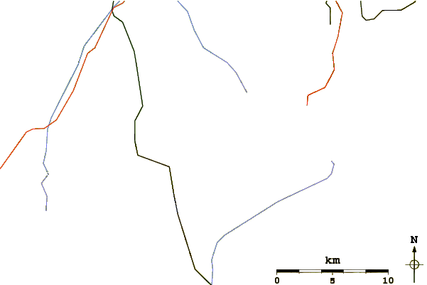 Roads and rivers around Fründenhorn