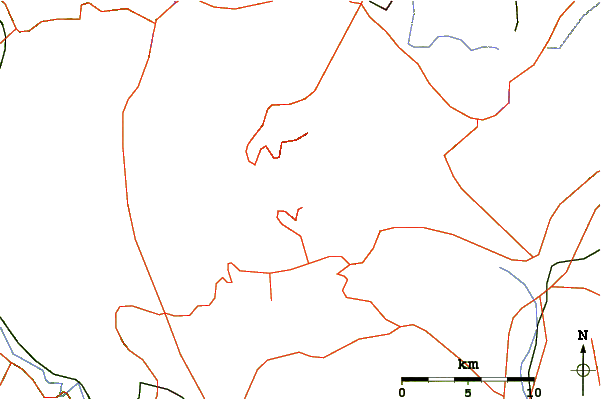 Roads and rivers around Fuji-san