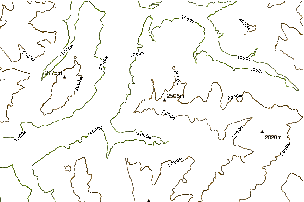 Mountain peaks around Ful Berg