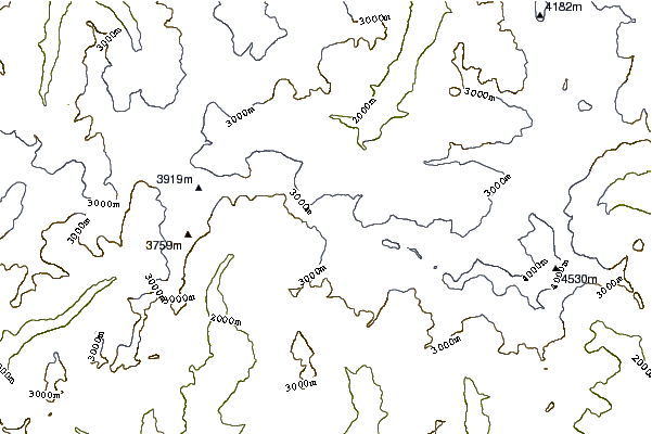 Mountain peaks around Furgghorn