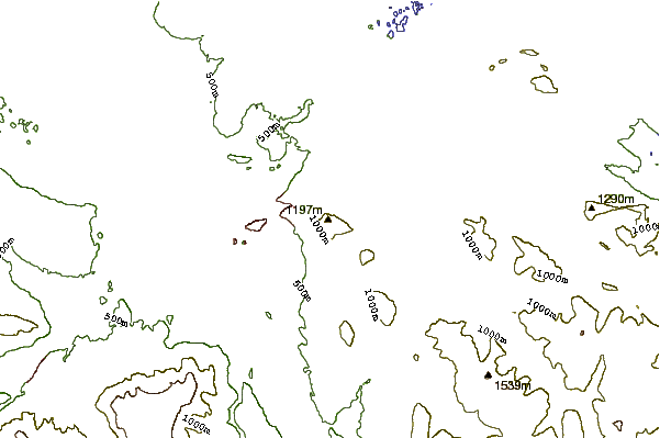 Mountain peaks around Gaisberg