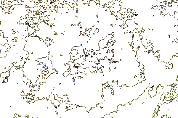 Mountain peaks around Gaizins