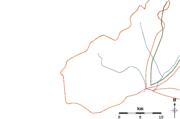 Roads and rivers around Galatzó