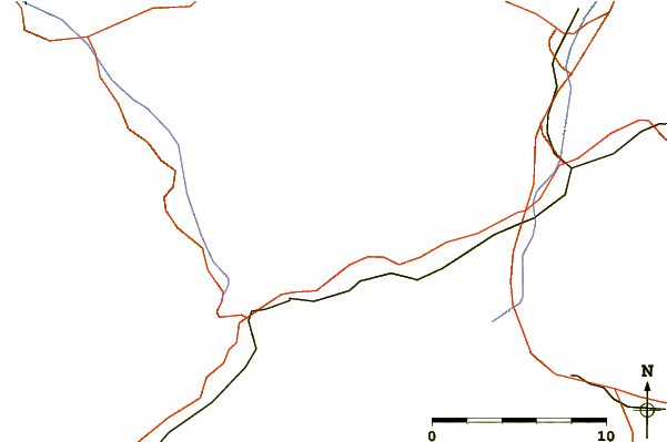 Roads and rivers around Galenstock