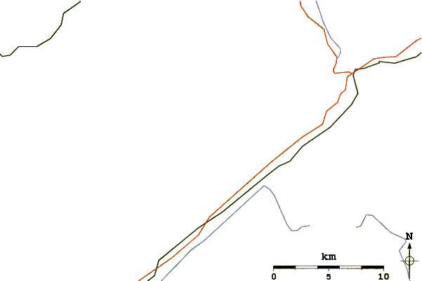 Roads and rivers around Galmihorn