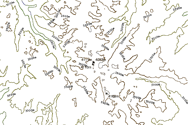 Mountain peaks around Gannett Peak