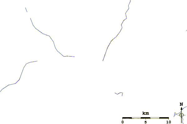 Roads and rivers around Gannett Peak