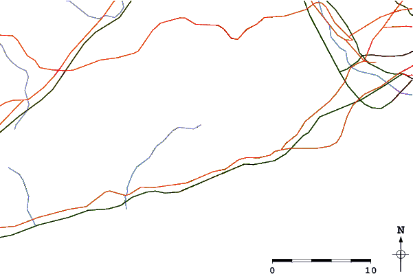 Roads and rivers around Garraf Massif