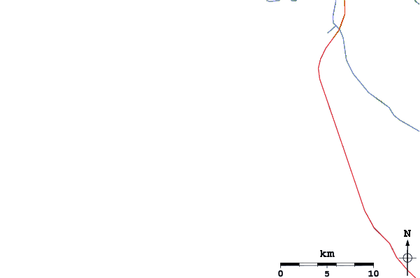 Roads and rivers around Gasherbrum IV