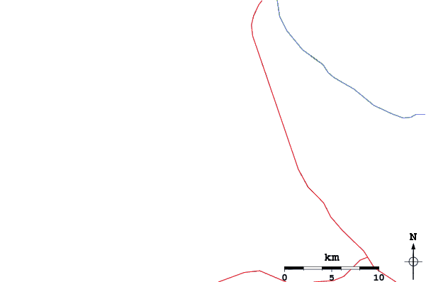 Roads and rivers around Gasherbrum