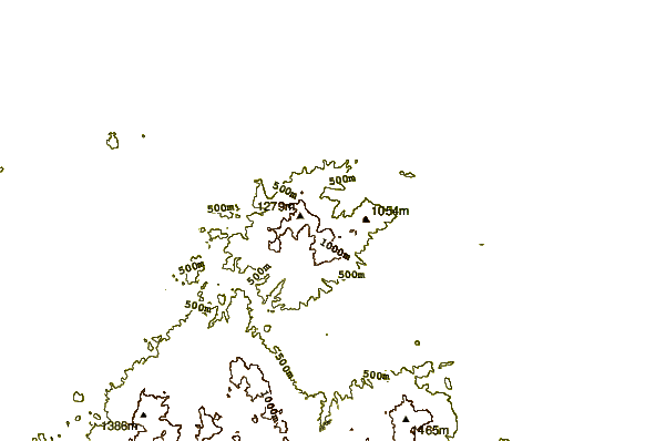 Mountain peaks around Gebel Elba