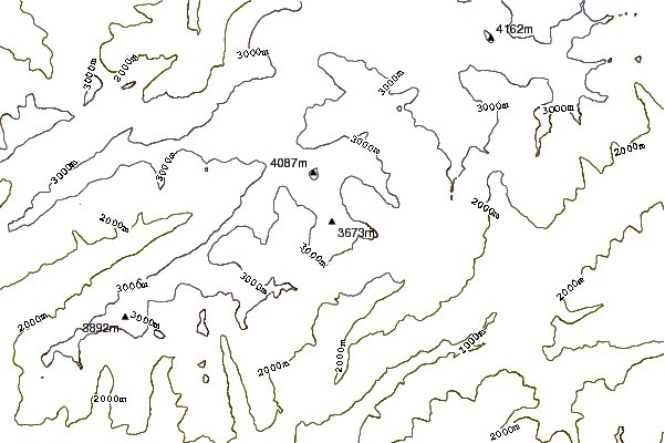 Mountain peaks around Geisshorn