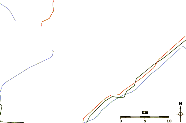 Roads and rivers around Geisshorn