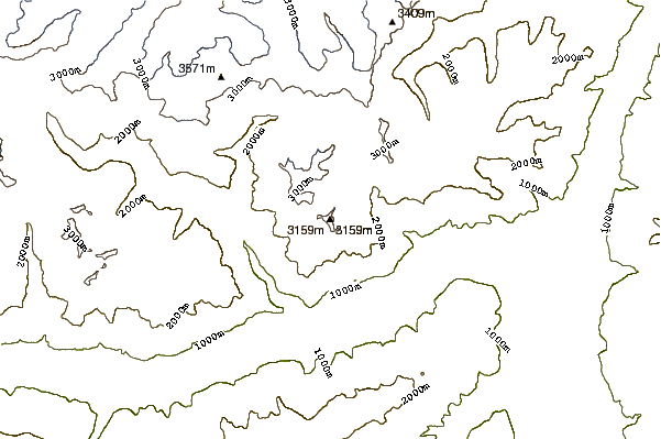 Mountain peaks around Gfallwand