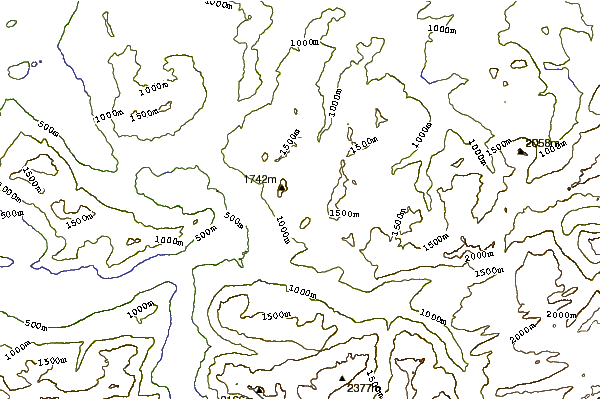 Mountain peaks around Giakupitsa