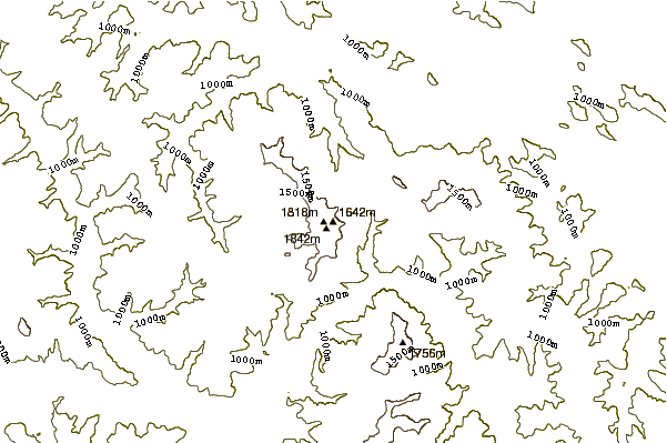 Mountain peaks around Giumalau